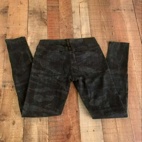 True religion womens Casey low rise super skinny camo jeans - 27 - Picture 8 of 11